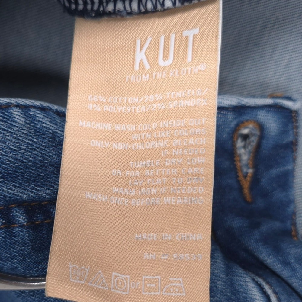 KUT FROM THE KLOTH Women's Jeans 16 Charlize Fab AB Cigarette Leg KP1957MA2 - Picture 13 of 14